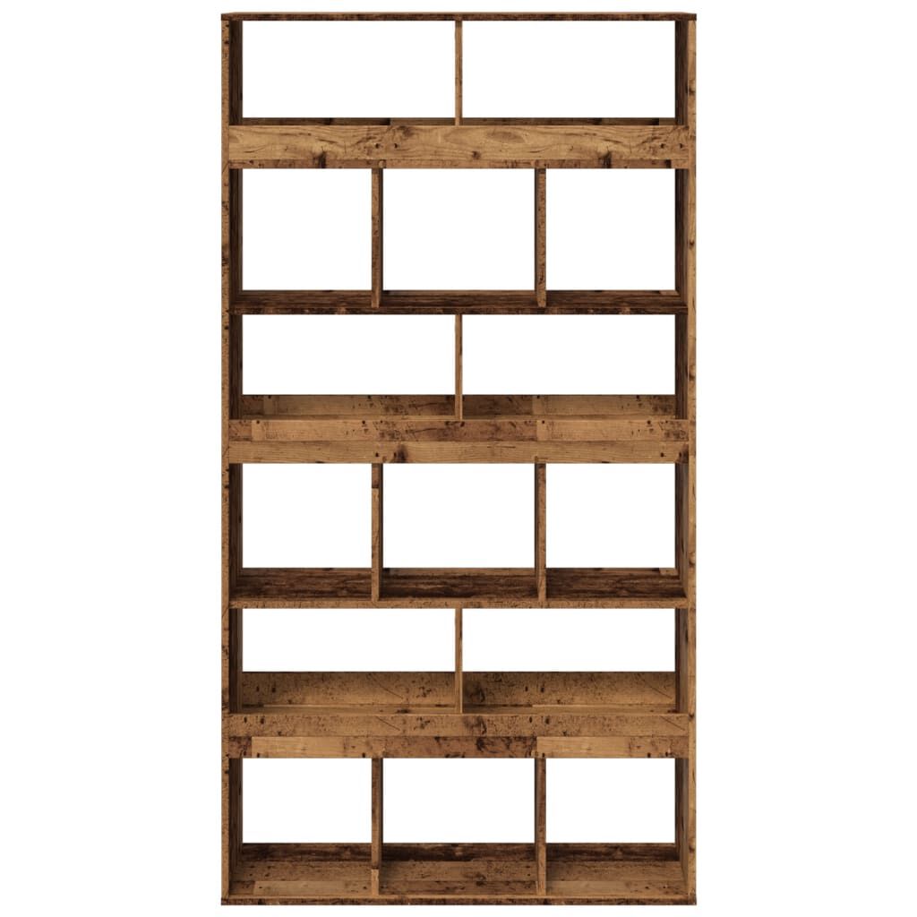 vidaXL Βιβλιοθήκη Όψη Παλαιού Ξύλου 100x33x187,5εκ. Επεξεργασμένο Ξύλο
