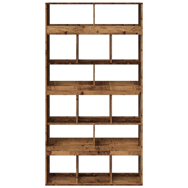 vidaXL Βιβλιοθήκη Όψη Παλαιού Ξύλου 100x33x187,5εκ. Επεξεργασμένο Ξύλο