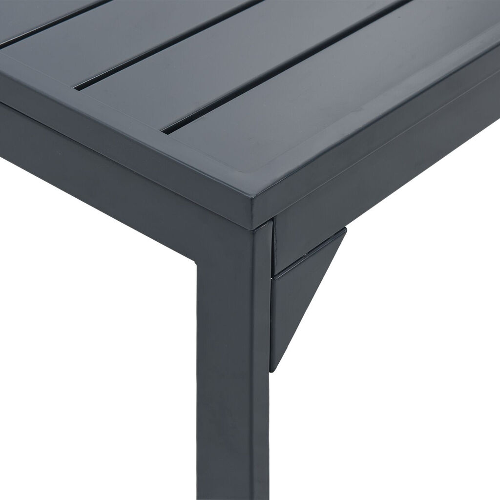 vidaXL Τραπέζια Επέκτασης 2 τμχ Ανθρακί 210x90x73 εκ. Χάλυβας