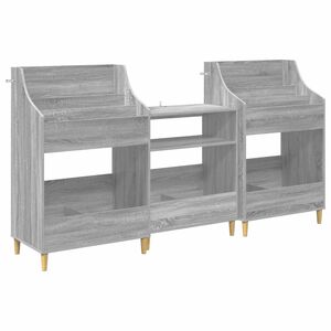 vidaXL &Sigma;&epsilon;&tau; &Rho;&alpha;&phi;&iota;ώ&nu; &Mu;έ&sigma;&omega;&nu; 3 &tau;&mu;&chi;. &Gamma;&kappa;&rho;&iota; Sonoma 212 x 46 x 112 cm