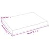 vidaXL Ράφι Τοίχου Ανοιχτό Καφέ 40x30x(2-4)εκ. Επεξ. Μασίφ Ξύλο Δρυός