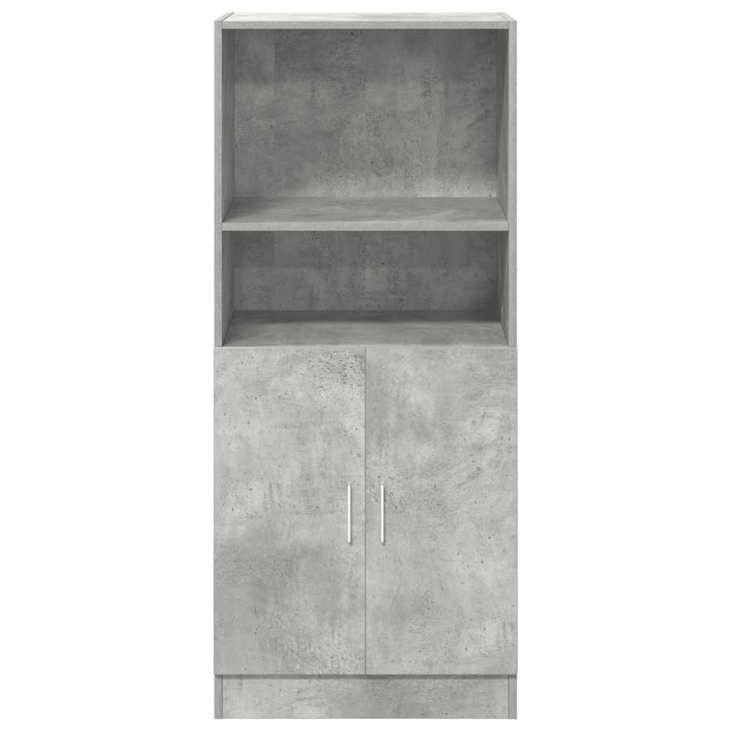 vidaXL Ντουλάπι κουζίνας σκυρόδεμα γκρι 57x41,5x131,5 cm