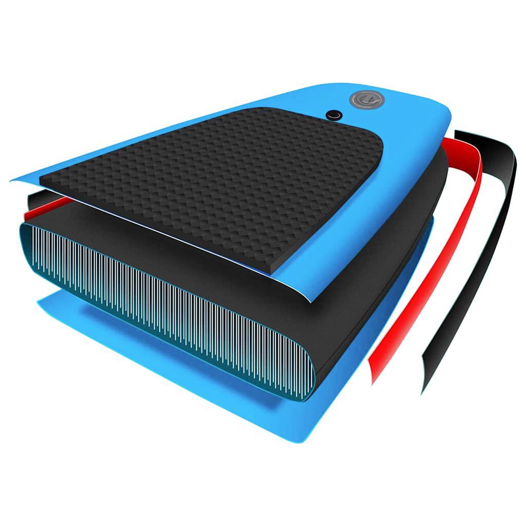 vidaXL Σανίδα SUP Φουσκωτή Σετ Μπλε 320 x 76 x 15 εκ.