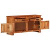vidaXL Πλαϊνό γραφείο Καφέ 100 x 30 x 50 cm Μασίφ ξύλο ακακίας
