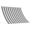 vidaXL &Alpha;&nu;&tau;&iota;&alpha;&nu;&epsilon;&mu;&iota;&kappa;ό &Gamma;&kappa;&rho;&iota; &kappa;&alpha;&iota; &Lambda;&epsilon;&upsilon;&kappa;ό 400 x 150 cm