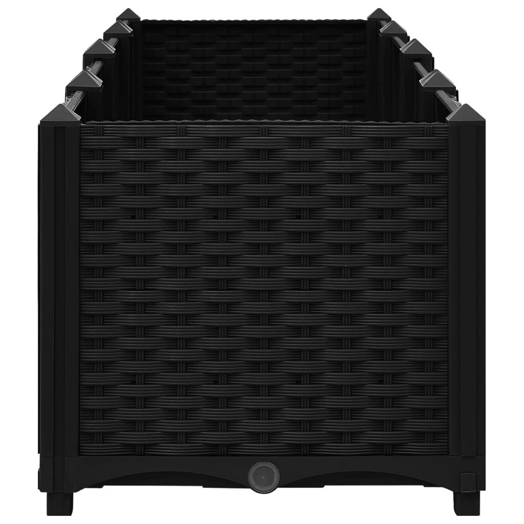 vidaXL Ζαρντινιέρα 160 x 40 x 38 εκ. από Πολυπροπυλένιο