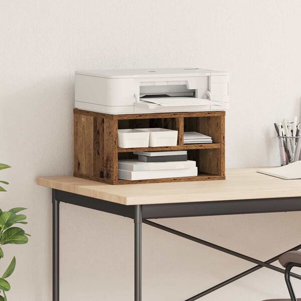 vidaXL Σταντ Εκτυπωτή Παλιό ξύλο 40 x 32 x 22,5 εκ Επεξεργασμένο ξύλο