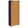 vidaXL Highboard 2 pcs &Mu;&alpha;ύ&rho;&eta; &Omicron;&xi;&upsilon;ά &Sigma;ύ&nu;&theta;&epsilon;&tau;&omicron; &Xi;ύ&lambda;&omicron; &kappa;&alpha;&iota; &Gamma;&upsilon;&alpha;&lambda;ί