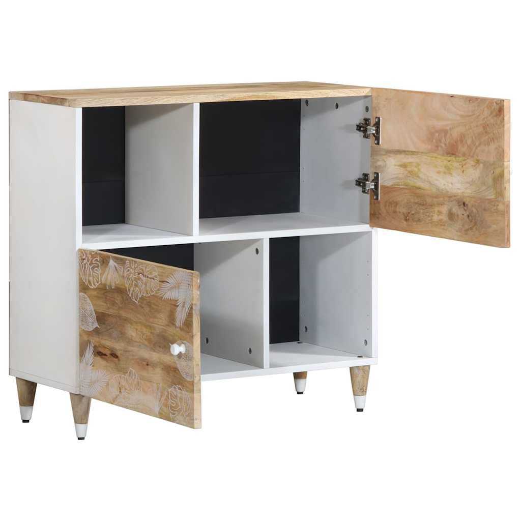 vidaXL Sideboard 80x33,5x75 cm μασίφ ξύλο Mango