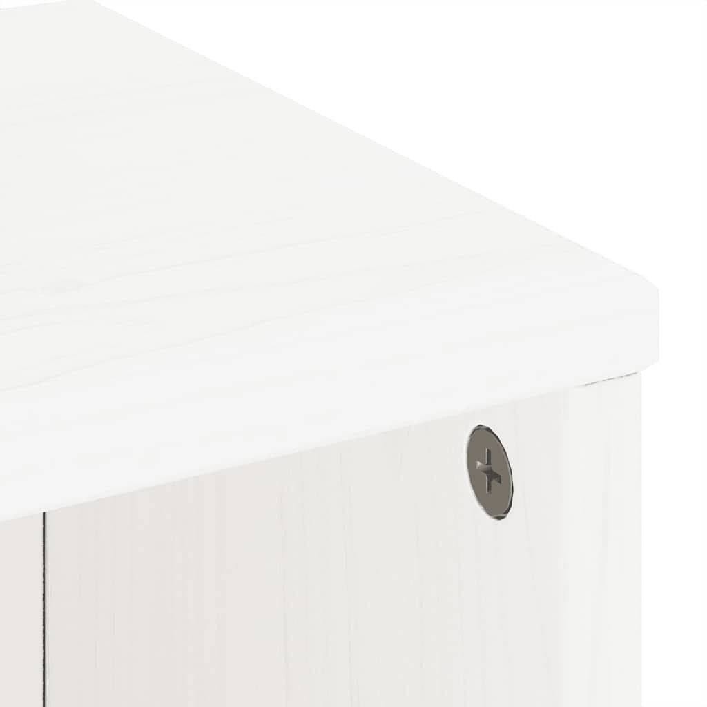 vidaXL Πλαϊνά ντουλάπια 4 τεμ. ODDA 40x24x79 εκ. από Μασίφ Ξύλο Πεύκου