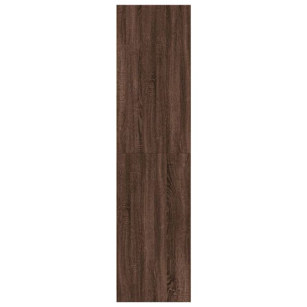 vidaXL Ντουλάπα Καφέ Δρυς 30x50x200 εκ. από Επεξεργασμένο Ξύλο