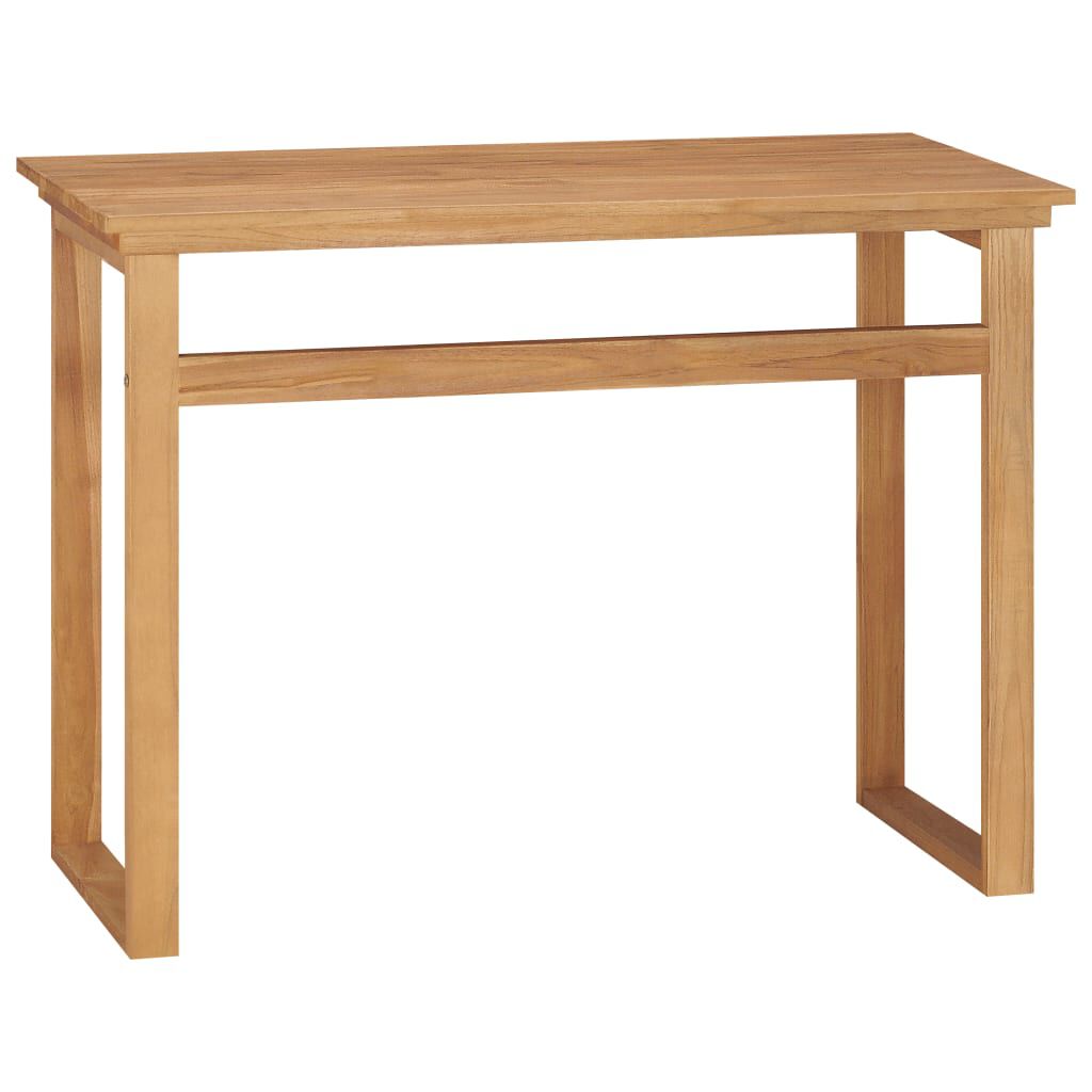 vidaXL Γραφείο 100 x 45 x 75 εκ. από Μασίφ Ξύλο Teak