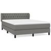 vidaXL &Kappa;&rho;&epsilon;&beta;ά&tau;&iota; Boxspring &mu;&epsilon; &Sigma;&tau;&rho;ώ&mu;&alpha; &Sigma;&kappa;&omicron;ύ&rho;&omicron; &Gamma;&kappa;&rho;&iota; 140x190 &epsilon;&kappa;. &Upsilon;&phi;&alpha;&sigma;&mu;ά&tau;&iota;&nu;&omicron;