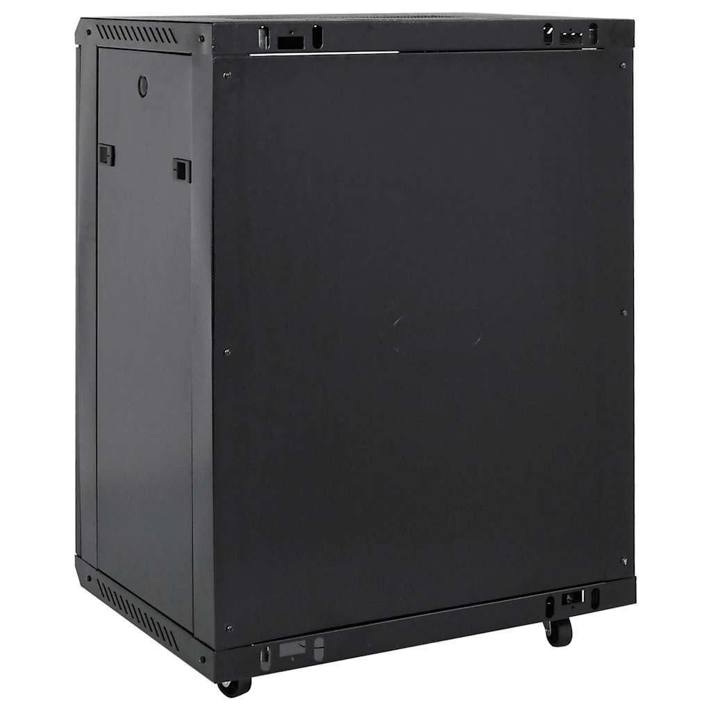vidaXL Καμπίνα Δικτύου με Περιστ. Πόδια 15U 19" IP20 60x45x86 εκ.