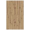 vidaXL Σκελετός Κρεβατιού artisan δρυς 120 x 200 cm Επεξεργασμένο ξύλο
