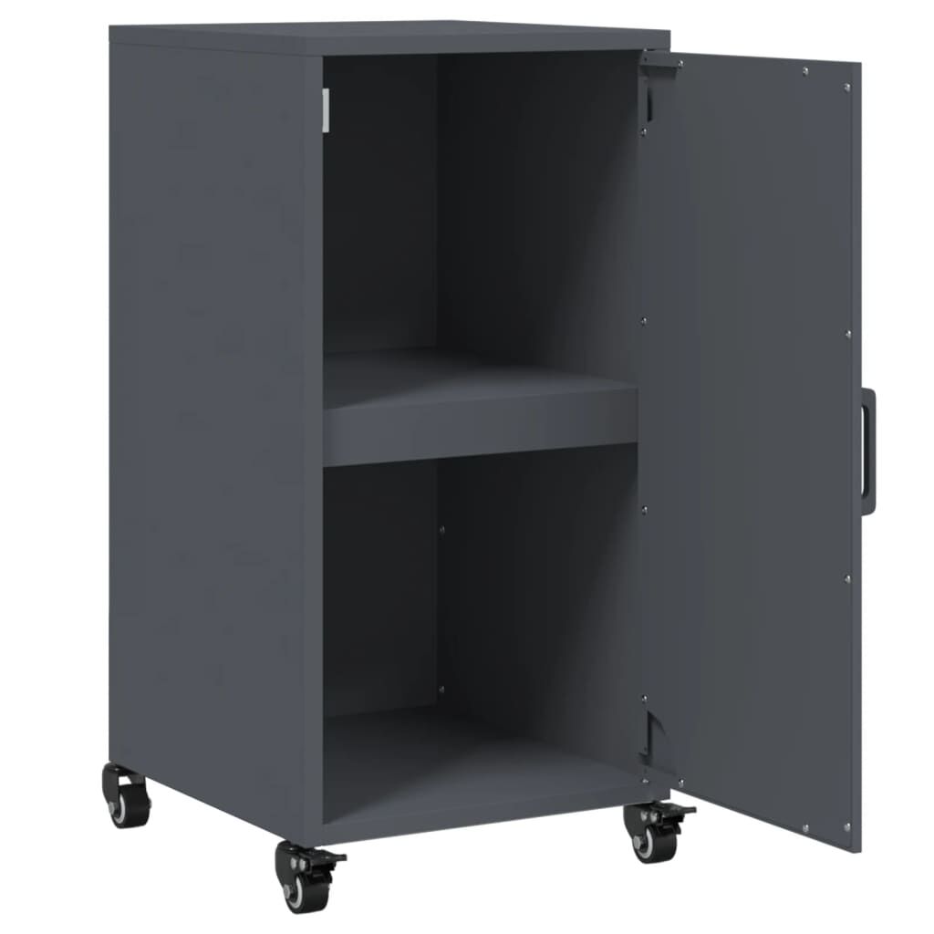 vidaXL Μπουφές Ανθρακί 36x39x72 εκ. από Ατσάλι
