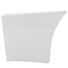 vidaXL Νιπτήρας Επιτοίχιος Λευκός 530 x 440 x 370 χιλ. Κεραμικός