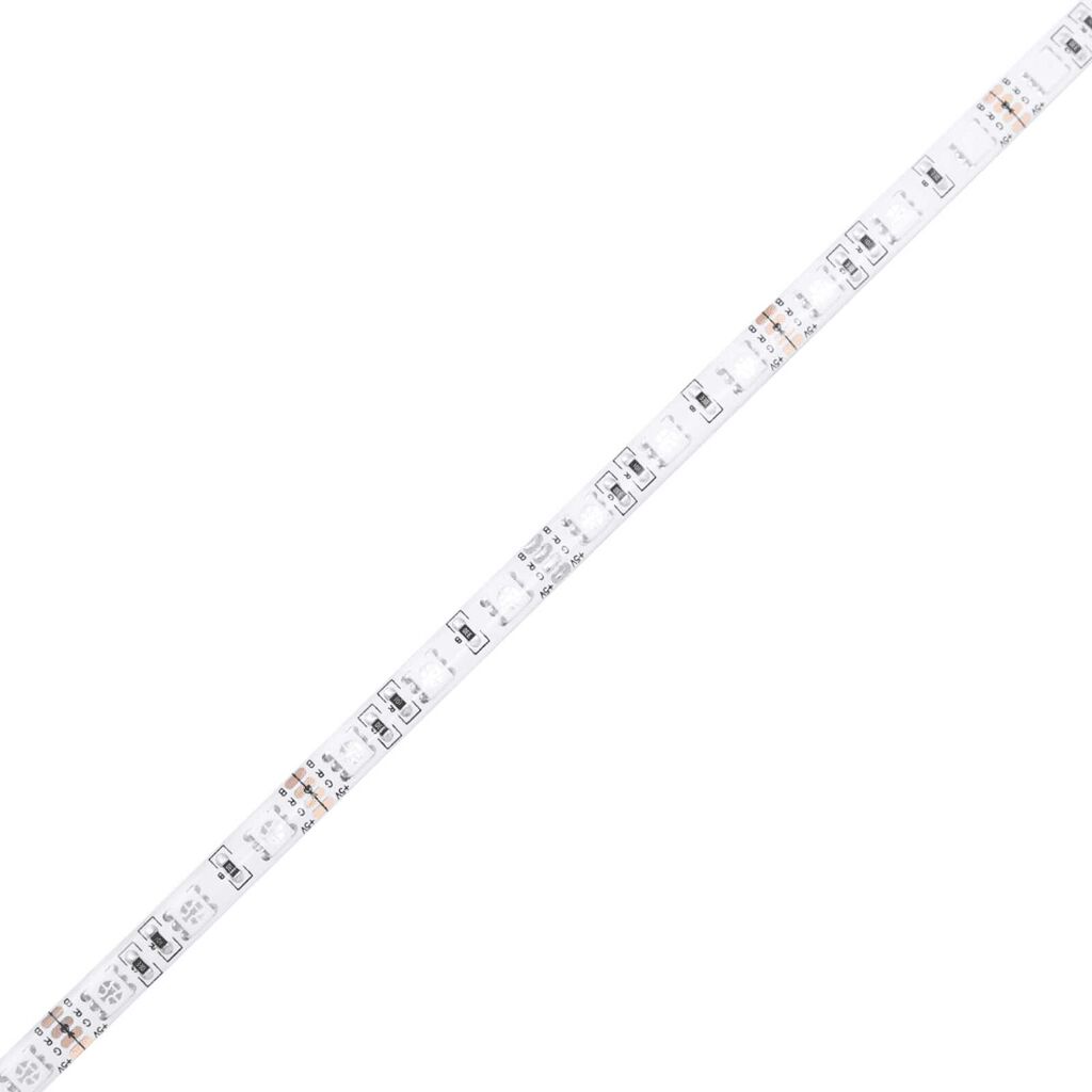 vidaXL Κρεβάτι Boxspring με Στρώμα & LED Γκρι 160x200 εκ. Συνθ. Δέρμα