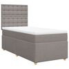 vidaXL &Kappa;&rho;&epsilon;&beta;ά&tau;&iota; Boxspring &mu;&epsilon; &Sigma;&tau;&rho;ώ&mu;&alpha; Taupe 90x190 &epsilon;&kappa;.&Upsilon;&phi;&alpha;&sigma;&mu;ά&tau;&iota;&nu;&omicron;