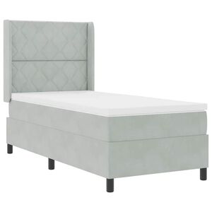 vidaXL &Kappa;&rho;&epsilon;&beta;ά&tau;&iota; &mu;&epsilon; &epsilon;&lambda;&alpha;&tau;ή&rho;&iota;&alpha; &Alpha;&nu;&omicron;&iota;&chi;&tau;ό &gamma;&kappa;&rho;&iota; 90 x 190 cm &Beta;&epsilon;&lambda;&omicron;ύ&delta;&omicron;