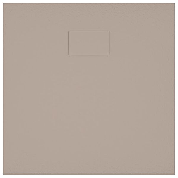 vidaXL Βάση Ντουζιέρας Καφέ 80 x 80 εκ. από SMC