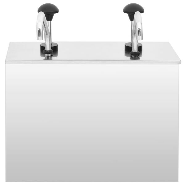 vidaXL &Delta;&iota;&alpha;&nu;&epsilon;&mu;&eta;&tau;ή&sigmaf; &Sigma;ά&lambda;&tau;&sigma;&alpha;&sigmaf; 2 x 3,5 &Lambda;ί&tau;&rho;&alpha; &alpha;&pi;ό &Alpha;&nu;&omicron;&xi;&epsilon;ί&delta;&omega;&tau;&omicron; &Alpha;&tau;&sigma;ά&lambda;&iota;