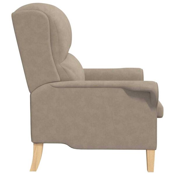 vidaXL Πολυθρόνα Taupe 76 x 94 x 102 εκ. Μικροΐνες