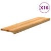 vidaXL &Pi;&alpha;&tau;ά&kappa;&iota;&alpha; &Sigma;&kappa;ά&lambda;&alpha;&sigmaf; 16 &tau;&epsilon;&mu;. &Alpha;&nu;&omicron;&iota;&chi;&tau;ό &Kappa;&alpha;&phi;έ 110x30x2 cm &Xi;ύ&lambda;&omicron; &Delta;&rho;&upsilon;ό&sigmaf;