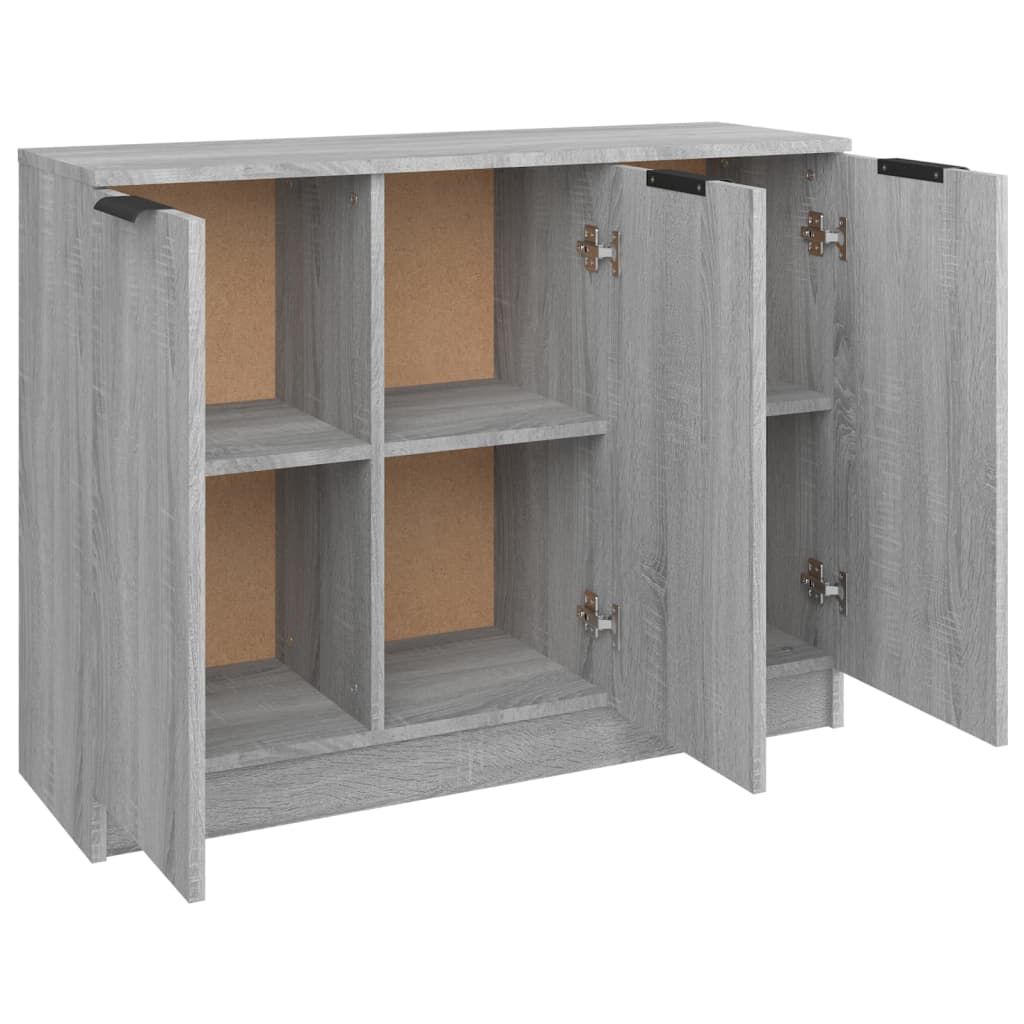 vidaXL Ντουλάπι Γκρι Sonoma 90,5 x 30 x 70 εκ. από Επεξεργασμένο Ξύλο