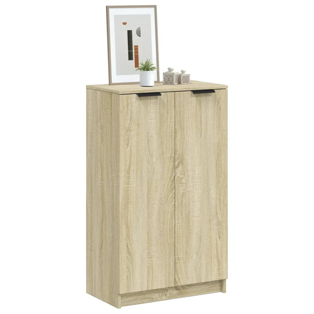 vidaXL Παπουτσοθήκη Sonoma Δρυς 59x35x100 εκ. από Επεξεργασμένο Ξύλο