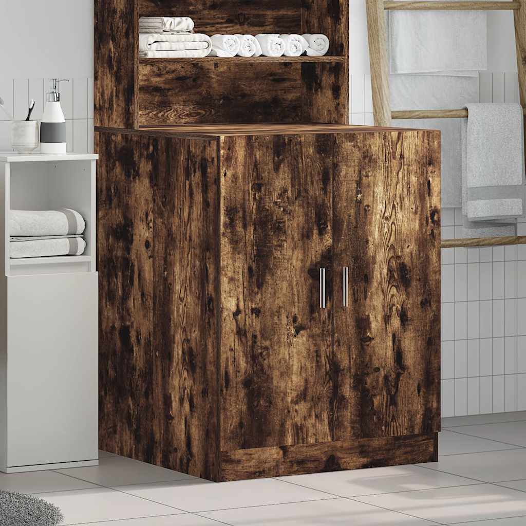 vidaXL Ντουλάπι Πλυντηρίου Καπνιστός Δρυς 71 x 71,5 x 91,5 εκ.