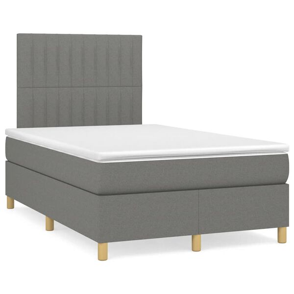 vidaXL &Kappa;&rho;&epsilon;&beta;ά&tau;&iota; Boxspring &mu;&epsilon; &Sigma;&tau;&rho;ώ&mu;&alpha; &Sigma;&kappa;&omicron;ύ&rho;&omicron; &Gamma;&kappa;&rho;&iota; 120x190 &epsilon;&kappa; &Upsilon;&phi;&alpha;&sigma;&mu;ά&tau;&iota;&nu;&omicron;