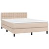 vidaXL &Kappa;&rho;&epsilon;&beta;ά&tau;&iota; Boxspring &Sigma;&tau;&rho;ώ&mu;&alpha;&LED &Kappa;&alpha;&pi;&omicron;&upsilon;&tau;&sigma;ί&nu;&omicron; 140x200 &epsilon;&kappa;. &Sigma;&upsilon;&nu;&theta;. &Delta;έ&rho;&mu;&alpha;