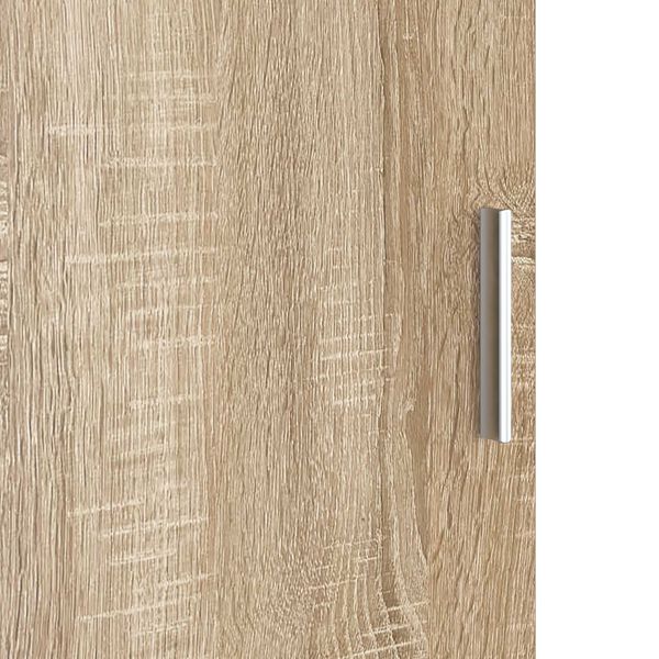 vidaXL γραφείο με αποθήκευση Sonoma Oak από Μοριοσανίδα
