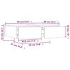 vidaXL Τραπεζάκι Σαλονιού Γκρι Sonoma 90x60x31 εκ. Επεξεργασμένο Ξύλο