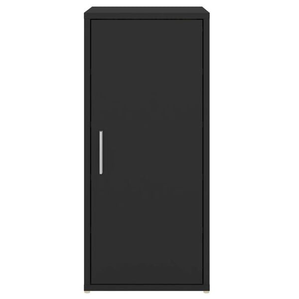 vidaXL Παπουτσοθήκη Μαύρη 32 x 35 x 70 εκ. από Επεξ. Ξύλο