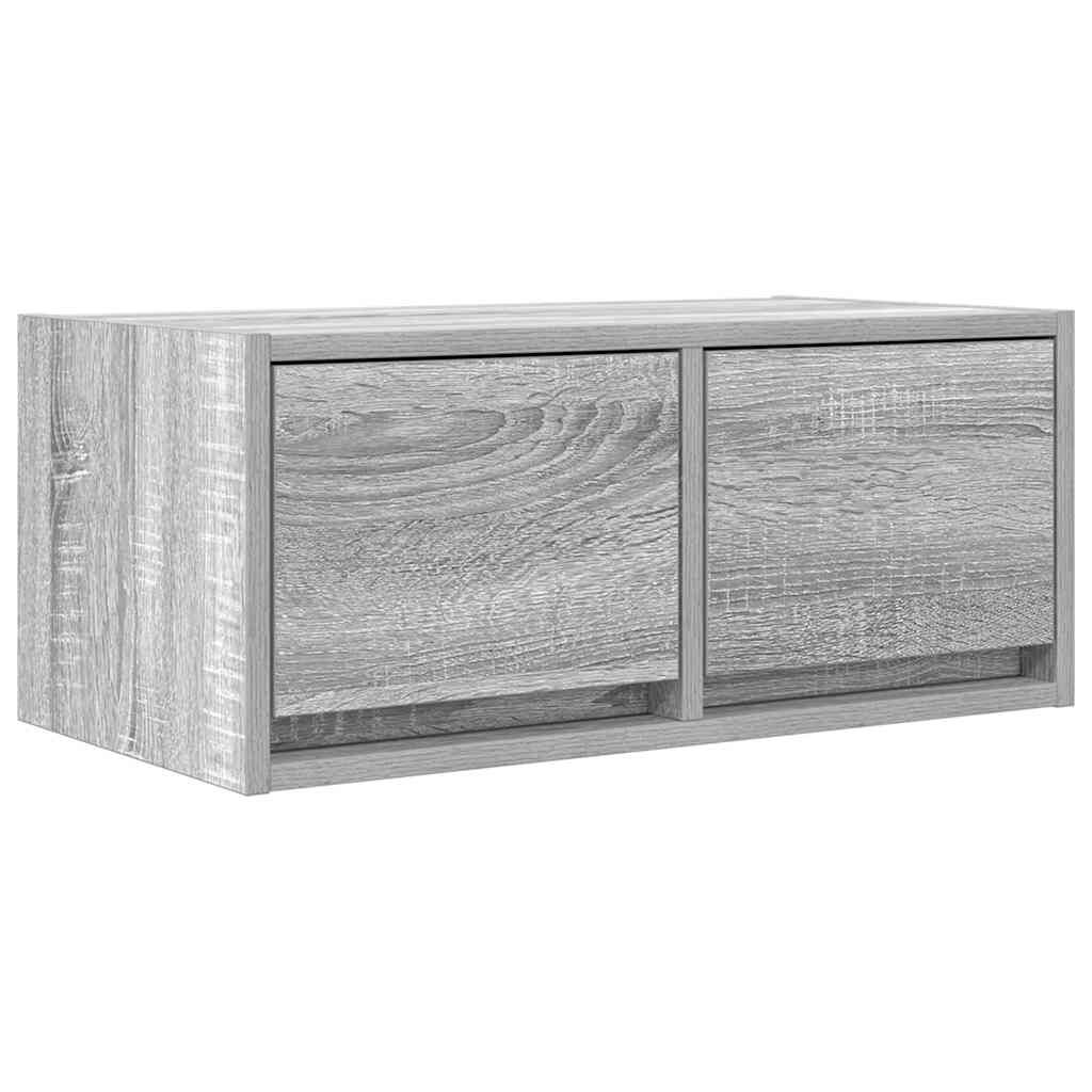 vidaXL Έπιπλο Τηλεόρασης Γκρι Sonoma 60x31x25,5 εκ. Επεξεργασμένο Ξύλο