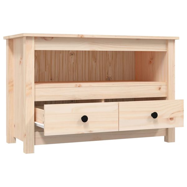 vidaXL Έπιπλο Τηλεόρασης 79 x 35 x 52 εκ. από Μασίφ Ξύλο Πεύκου