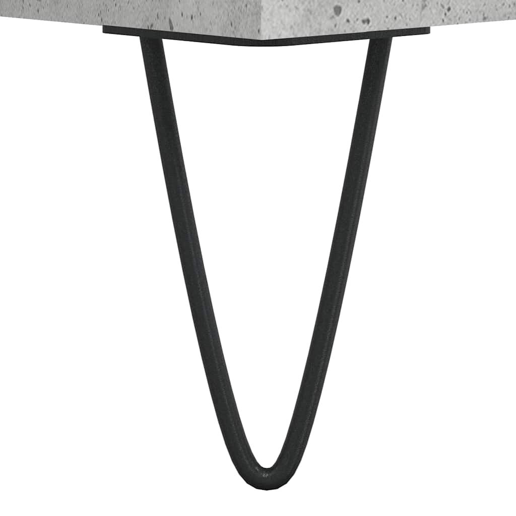 vidaXL Ντουλάπι Μπάνιου Γκρι Σκυροδεμ. 58 x 33 x 60 εκ. Επεξεργ. Ξύλο