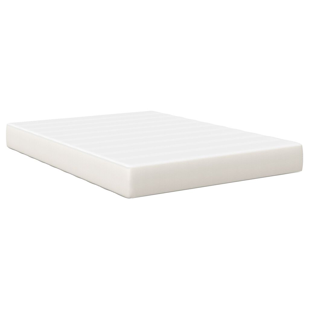 vidaXL Μαξιλάρι με Ελατήρια Pocket Κρεμ Μέτριο 140x200x20 εκ Υφάσματος