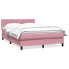 vidaXL &Kappa;&rho;&epsilon;&beta;ά&tau;&iota; Boxspring &mu;&epsilon; &Sigma;&tau;&rho;ώ&mu;&alpha; &Rho;&omicron;&zeta; 140x210 &epsilon;&kappa;. &Beta;&epsilon;&lambda;&omicron;ύ&delta;&iota;&nu;&omicron;