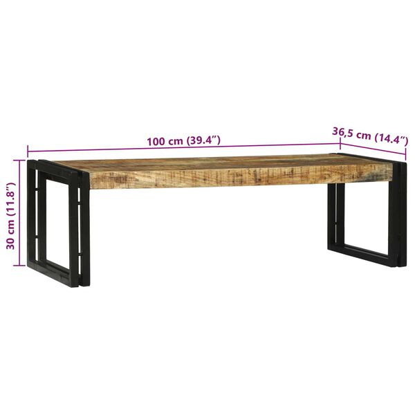 vidaXL Τραπεζάκι σαλονιού 2 pcs Καφέ 48 x 40 x 40 εκ Μασίφ ξύλο μάνγκο