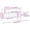 vidaXL Τοίχου Κρεμάστρα με ράφι Μαύρη δρυς 100 x 12 x 43.5 εκ