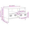 vidaXL Έπιπλο Τηλεόρασης Ανθρακί 68x39x43,5 εκ. Ατσάλι Ψυχρής Έλασης