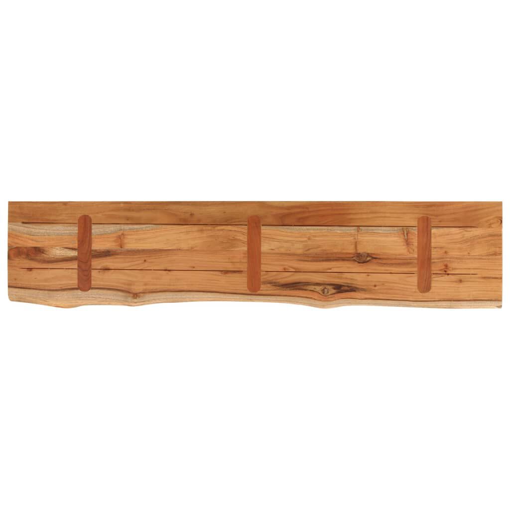 vidaXL Επιφάνεια Τραπεζιού Ορθογώνια 140x30x2,5 εκ. Μασίφ Ξύλο Ακακίας