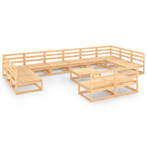 vidaXL &Sigma;&alpha;&lambda;ό&nu;&iota; &Kappa;ή&pi;&omicron;&upsilon; 13 &Tau;&epsilon;&mu;&alpha;&chi;ί&omega;&nu; &alpha;&pi;ό &Mu;&alpha;&sigma;ί&phi; &Xi;ύ&lambda;&omicron; &Pi;&epsilon;ύ&kappa;&omicron;&upsilon;