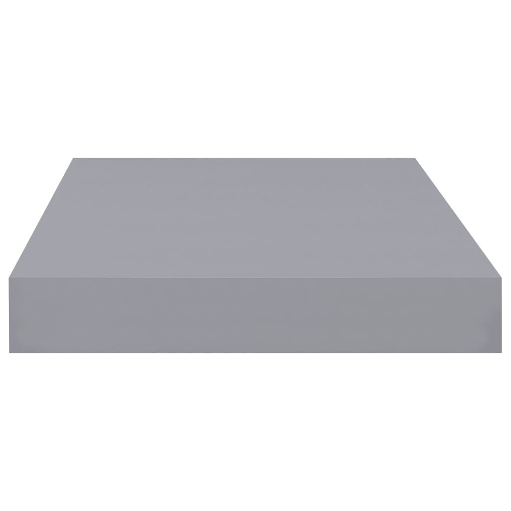vidaXL Ράφια Τοίχου 4 τεμ. Γκρι 40 x 23 x 3,8 εκ. MDF