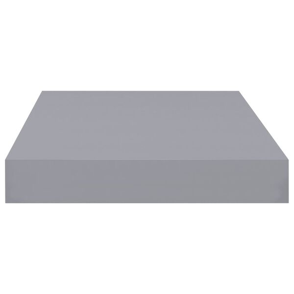 vidaXL Ράφια Τοίχου 4 τεμ. Γκρι 40 x 23 x 3,8 εκ. MDF