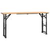 vidaXL Τραπέζι Μπύρας Πτυσσόμενο 170x50x75/105 εκ. Μασίφ Ξύλο Ελάτης