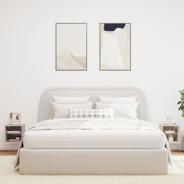 vidaXL Έ&pi;&iota;&pi;&lambda;&alpha; &Tau;&omicron;ί&chi;&omicron;&upsilon; &Tau;&eta;&lambda;. &mu;&epsilon; LED 2 &Tau;&epsilon;&mu;. &Gamma;&kappa;&rho;&iota; Sonoma 30 x 28,5 x 30 &epsilon;&kappa;.